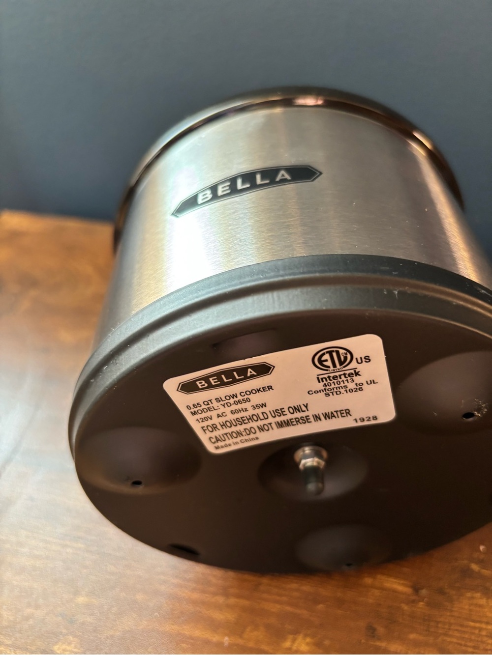 NEW- Bella Stainless Steel Slow Cooker - Picture 2 of 5